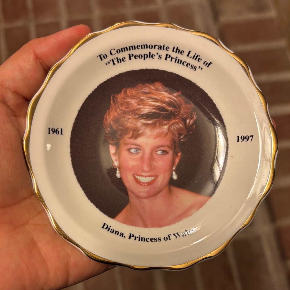 Commemorative Princess Diana Plate